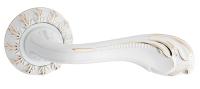 Ручка дверная V65WG (белый/золото)