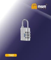 MSM Навесной замок TH2 silver