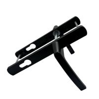 Vantage Ручки дверные на планке (черный RAL 9005) V1-85BL