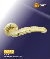 MSM Ручка D 252 PB/SB (Полированная латунь/Матовая латунь)