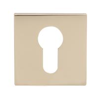 Накладка под цилиндр квадрат ET 04 PB SL (золото)