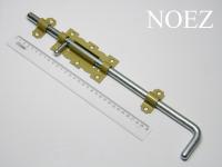 Задвижка дверная НОЭЗ ЗД-110-Уд-S зол.металлик/цинк (15)