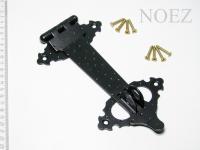 Накладка накидная НОЭЗ НН-200-S черный матовый (20)