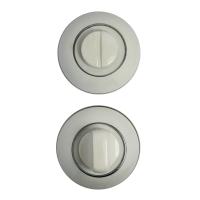 Фиксатор к ручкам АЛЛЮР АРТ BK-R1  W/CP (31112)  белый /хром (100,10)