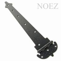 Петля-стрела  фигурн. НОЭЗ ПС-350-S черный матовый (20)