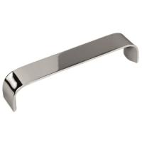 Ручка-скоба мебельная Trodos "ZY-100" 128мм алюминий 52гр, хром,