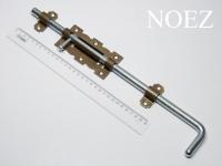 Задвижка дверная НОЭЗ ЗД-110-Уд-S бр.металлик/цинк (15)