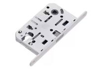 Замок межкомнатный "AGB" POLARIS магнитный  под цилиндрический механизм ( бел) B06103.50.91