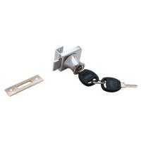 Замок мебельный Trodos "804" для стекла, хром,