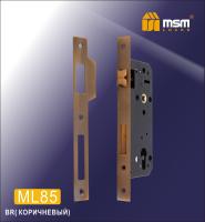 Замок врезной цилиндровый"MSM" ML85 BR (Коричневый)