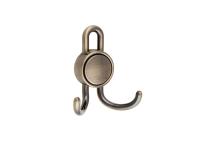 Крючок 2-рожковый 210- 84гр  AB бронза  (25/250)