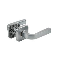 Ручки дверные алюминиевые V24L-2 AL (матовый хром)