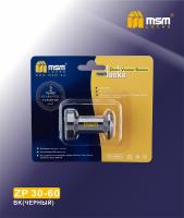 Глазок дверной  ZP 30-60 BK (Blister)