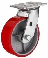 Колесо  б/г полиуретан. поворот. 200мм (SCP80)