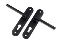 Ручки на планке S-Locked 155-224 BL  черный матовый (20)