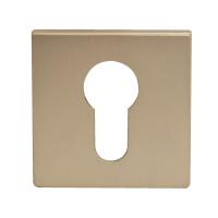 Накладка под цилиндр квадрат ET 04 SG SL (сатин золото)