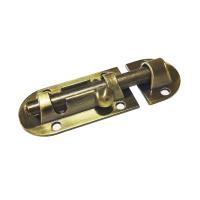 Шпингалет Trodos 01.03 без пружины L90, бронза (коробка)