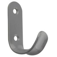 Крючок мебельный Trodos "ZY-3006S" 1-рожковый, сталь, никель,
