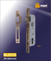 MSM Замок врезной ML85/35 (AB)
