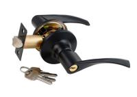 Защелка дверная S-Locked 23-01- BL черный матовый  (24)