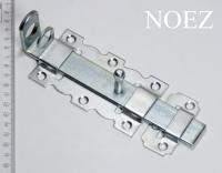 Задвижка дверная НОЭЗ ЗД-110-Пр-SL (проушины) цинк(15)