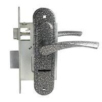 Замок врезной ПТИМАШ ЗВ9-4.07 (серебро)  (10)