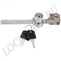 Замок реечный/витринный ЗС-552/318-1 СР Хром