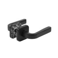 Ручки дверные алюминиевые V24BL AL (черный)