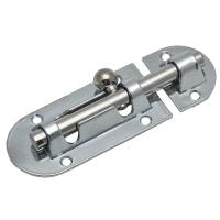 Шпингалет Trodos 01.02 без пружины L80, хром (коробка)