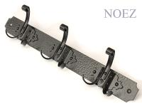 Вешалка настенная 3В-S НОЭЗ черный матовый (2)