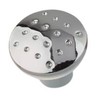 Ручка-кнопка мебельная Trodos "ZY-15" сплав ЦАМ, хром,