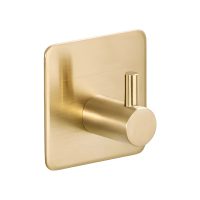 Крючок 1-рожковый самоклеящийся FX-4 PB  латунь (2)