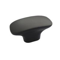 Ручка-кнопка мебельная Trodos "2063K" сплав ЦАМ, графит,