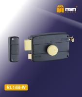 MSM Замок накладной RL25=> RL14-B-W BK (Черный)