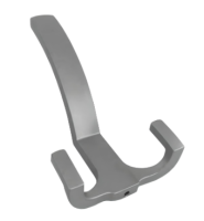 Крючок мебельный Trodos "ZY-146A" 3-рожковый, сплав ЦАМ,  хром матовый