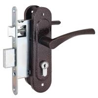 Замок врезной ПТИМАШ ЗВ4-3.07 (медь)  (10)