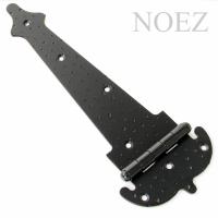 Петля-стрела  фигурн. НОЭЗ ПС-250-SL черный матовый (30)