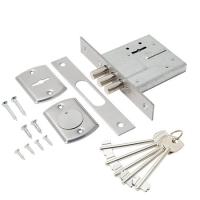 Замок врезной сувальдный Avers R12/S6-CR (5 keys, shank 50mm)