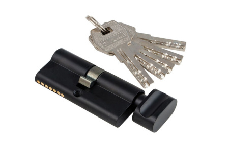 Цилиндровый механизм S-Locked Z-402-B-60 черный,  к/вертушка (10/100)