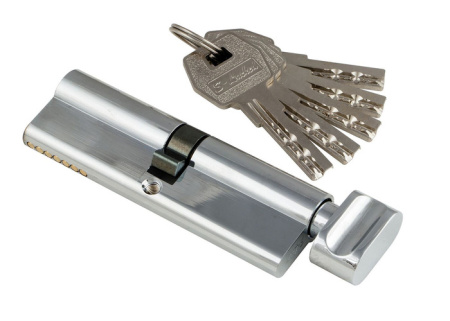 Цилиндровый механизм S-Locked Z-402-B-120  хром, к/вертушка   (10/100)